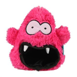 EBI Coockoo Игрушка для собак мягкая "Голодное чудище", розовая, 19см (Нидерланды)