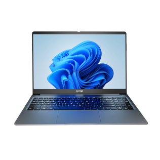 Ноутбук MEGABOOK T1 T15DA 15.6" (1920x1080)/AMD R5-5560U/4х4,5Гц/16Gb/1TB/Integrated/Wifi 6/BT5.2/2.0MP/Fingerprint/1,54 kg/Win11/Grey Tecno