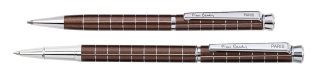 Набор Pierre Cardin PEN&PEN: ручка шариковая + роллер. Цвет - коричневый. Упаковка Е.