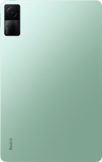 Планшет Redmi Pad (22081283G)  10.61” 2000 x 1200 пикселей IPS 90 Гц/MediaTek Helio G99 2.2GHz Octa/4GB/128GB/Mali-G57/no3G/noGPS/WiFi/5.3/Type-C (USB OTG)/8.0MP+8 Мп, f/2.0, AF/microSD/18 Wh/8000mAh/465 г/Android 12/1Y/Mint Green Xiaomi