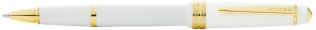 Ручка-роллер Cross Bailey Light Polished White Resin and Gold Tone