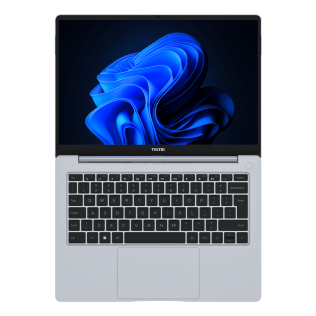 Ноутбук Tecno MEGABOOK-T1 2023 i5 16+512G Grey DOS T14AA 14.1" FHD (1920x1080) /Intel Core i5-12450H/4х4,5Гц/10 нм/16Gb + 512Gb/Wifi 6/1,48 kg/Fingerprint Power button/Bluetooth