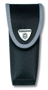 Чехол на ремень VICTORINOX для ножей 111 мм 2-4 уровня, с отделением под фонарь, нейлоновый, чёрный