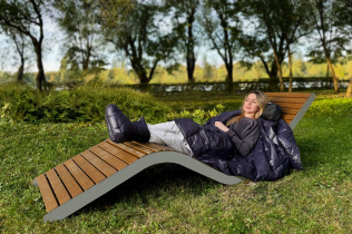 244045 Сапожки-носочки пуховые Comfort Socks Travel Grass Ink 40-45 р.