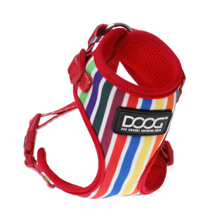 DOOG Шлейка для собак "NEOFLEX SCOOBY", красная, S, 32-44см (Австралия)