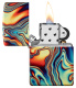 Зажигалка ZIPPO Swirl с покрытием Glow In The Dark Green, латунь/сталь, разноцветная, 38x13x57 мм