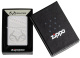 Зажигалка ZIPPO Reatree® с покрытием High Polish Chrome, латунь/сталь, серебристая, 38x13x57 мм