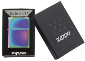 Зажигалка ZIPPO Classic с покрытием Spectrum™, латунь/сталь, разноцветная, глянцевая, 36x12x56 мм