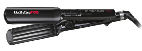 Щипцы-гофре для волос BaByliss Pro, 38х90 мм, с терморег, покрытие EP Technology, 50ВТ
