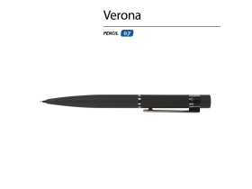 Карандаш механический Verona, черный (черный)