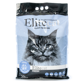 ELITECAT Наполнитель комкующийся с ароматом свежести "Fresh", 11.4л / 10кг