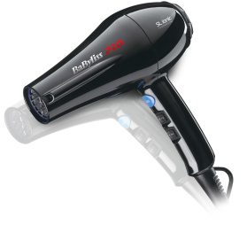 Фен BaByliss Pro SL Ionic, черный, 1900Вт, ионизация, 1 насадка