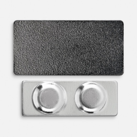 Значок Magnet Matto, серый металлик