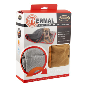SCRUFFS Одеяло для животных согревающее "Thermal", коричневое, 110х72.5см (Великобритания)