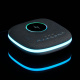 Bluetooth-колонка с беспроводной зарядкой и подсветкой Terrafonic, серая