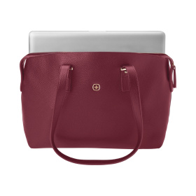 Сумка женская WENGER RosaElli с карманом для ноутбука 14", красная, полиэстер, 37 x29x19 см