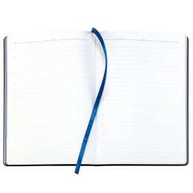 Ежедневник Bookmark, недатированный, черный с синим