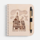 Блокнот на пружине Woodpad на заказ