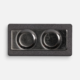 Значок Magnet Matto, серый металлик