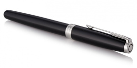 Ручка-роллер Parker Sonnet T539, цвет: Laque Black СT,  стержень: F, цвет чернил: black, в подарочной упаковке