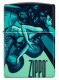 Зажигалка ZIPPO Mermaid Design с покрытием 540 Matte, латунь/сталь, черная, матовая, 38x13x57 мм