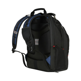 Рюкзак WENGER 17", черный/синий, полиэстер/ПВХ, 37 x 26 x 47 см, 23 л