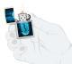 Зажигалка ZIPPO Woman in Tube с покрытием Glow In The Dark Green, латунь/сталь, белая, 38x13x57 мм