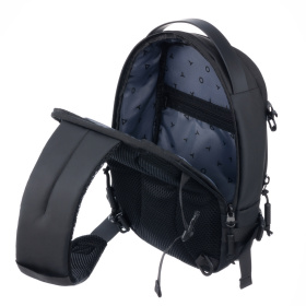 Рюкзак на одно плечо TORBER Xtreme, белый/чёрный, 20 х 8 х 31 см, 5л