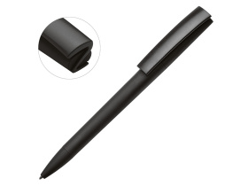 Ручка пластиковая soft-touch шариковая Zorro, черный