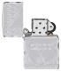 Зажигалка ZIPPO Armor® с покрытием High Polish Chrome, латунь/сталь, серебристая, 38x13x57 мм