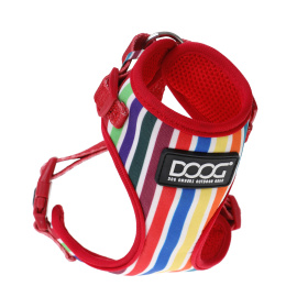 DOOG Шлейка для собак "NEOFLEX SCOOBY", красная, S, 32-44см (Австралия)