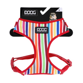 DOOG Шлейка для собак "NEOFLEX SCOOBY", красная, M, 40-56см (Австралия)
