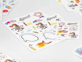 Наклейки ПВХ Sticker Pack на заказ, M