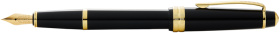 Перьевая ручка Cross Bailey Light Polished Black Resin and Gold Tone, перо F