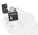 Зажигалка ZIPPO Classic с покрытием Black Matte, латунь/сталь, черная, матовая, 38x13x57 мм