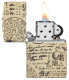 Зажигалка ZIPPO Alchemy Design с покрытием 540 Matte, латунь/сталь, бежевая, матовая, 38x13x57 мм