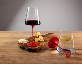 Хрустальный бокал для игристого вина на магните Trebonn SplitGlass, 2 шт, 320 мл