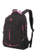 Рюкзак SWISSGEAR, черный/фукси, фьюжн/2 мм рипстоп, 32x15x46 см, 22 л