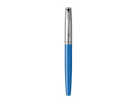 Ручка перьевая Parker Jotter Originals Blue Chrom CT, перо: F, цвет чернил: blue, в подарочной упаковке