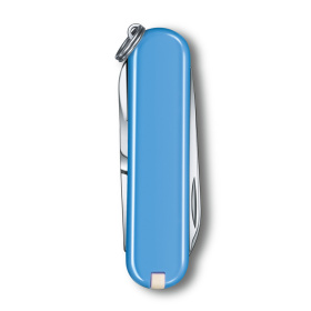 Нож-брелок VICTORINOX Classic SD Colors "Summer Rain", 58 мм, 7 функций, голубой