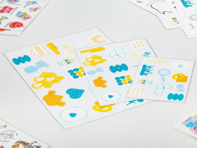 Наклейки UV-DTF Stiker Pack на заказ, L