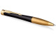 Шариковая ручка Parker Urban Muted Black Gold Finish Trim M Blue