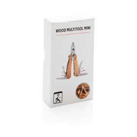 Мини-мультитул Wood, коричневый