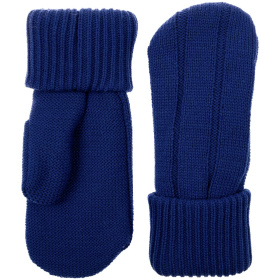 Варежки Knit Beat, темно-синие