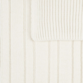 Шарф Knit Beat, белый (молочный)