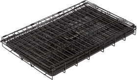 DUVO+ Клетка для собак двухдверная "Pet Kennel Top Line SMALL", чёрная, 62х44х50см (Бельгия)!