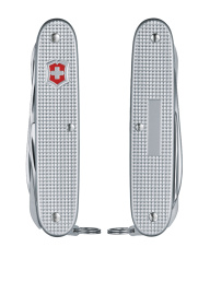 Нож перочинный VICTORINOX Farmer X Alox, 93 мм, 10 функций, алюминиевая рукоять, серебристый