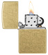 Зажигалка ZIPPO Classic с покрытием Street Brass, латунь/сталь, золотистая, 38x13x57 мм