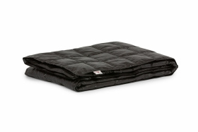 644151 Дорожный плед пуховый Travel Plaid Grass Black 140х200