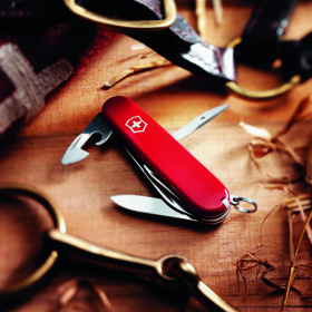 Нож перочинный VICTORINOX Spartan, 91 мм, 12 функций, красный